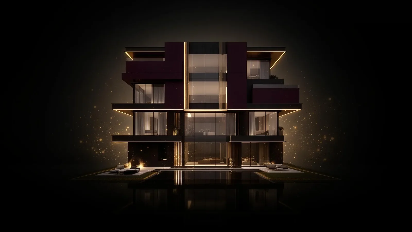 Luxury villa render
